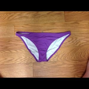 Bright purple cheeky bikini bottom